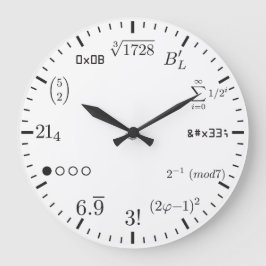 Math Clock v1 Stor Klocka