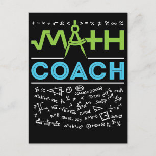 Math Coach Mathematics Tutor Vykort