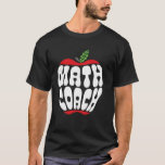 Math Coach Specialist Mathematics Square tillbaka  T Shirt<br><div class="desc">Math Coach Specialist Mathematics Squad back to school</div>