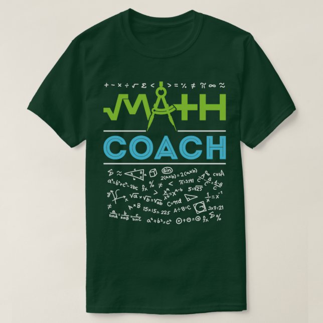 Math Coach T Shirt (Design framsida)