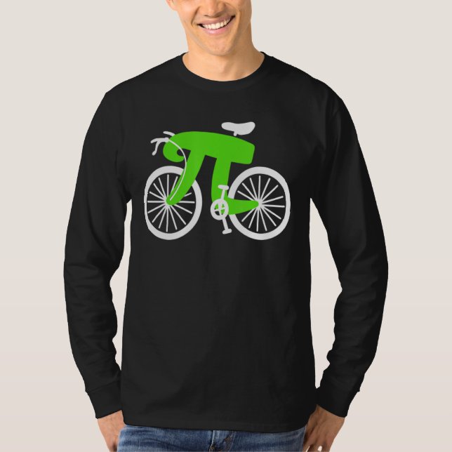 Math Cycling Pi Math Lycklig National Pi Day För m T Shirt (Framsida)