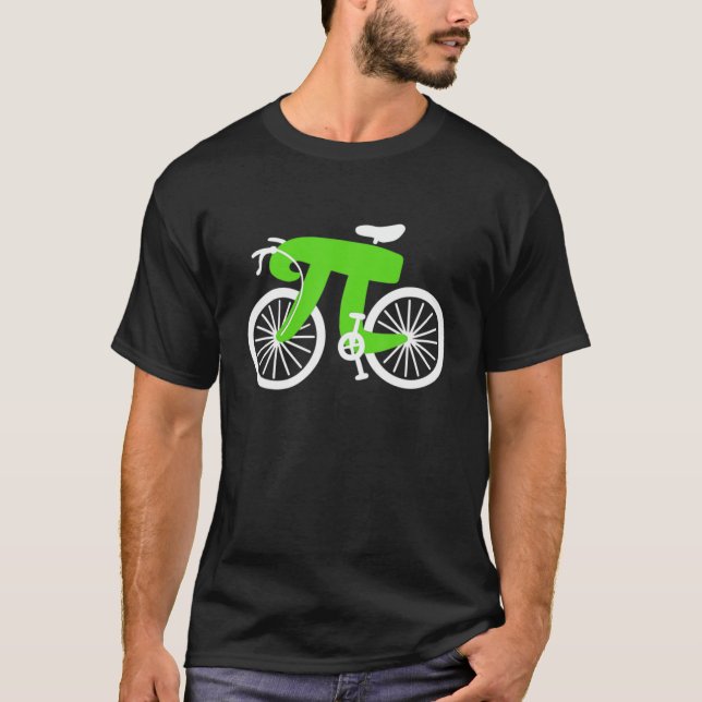 Math Cycling Pi Math Lycklig National Pi Day För m T Shirt (Framsida)