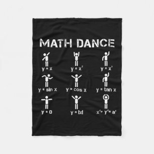 Math Dance Algebraic Function Funny Tröja för lära Fleecefilt
