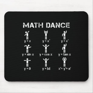 Math Dance Algebraic Function Funny Tröja för lära Musmatta