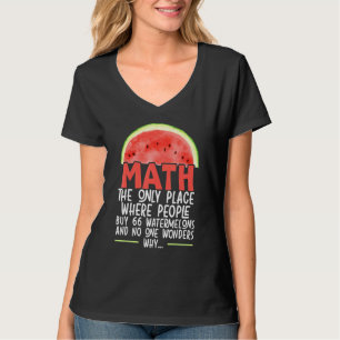 Math den enda Ställe där människor köper 66 vatten T Shirt
