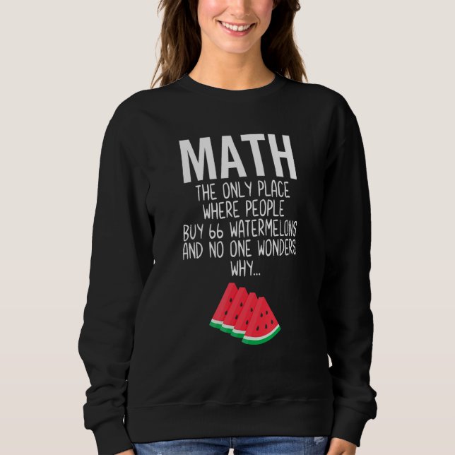 Math den enda Ställe där människor köper 66 vatten T Shirt (Framsida)