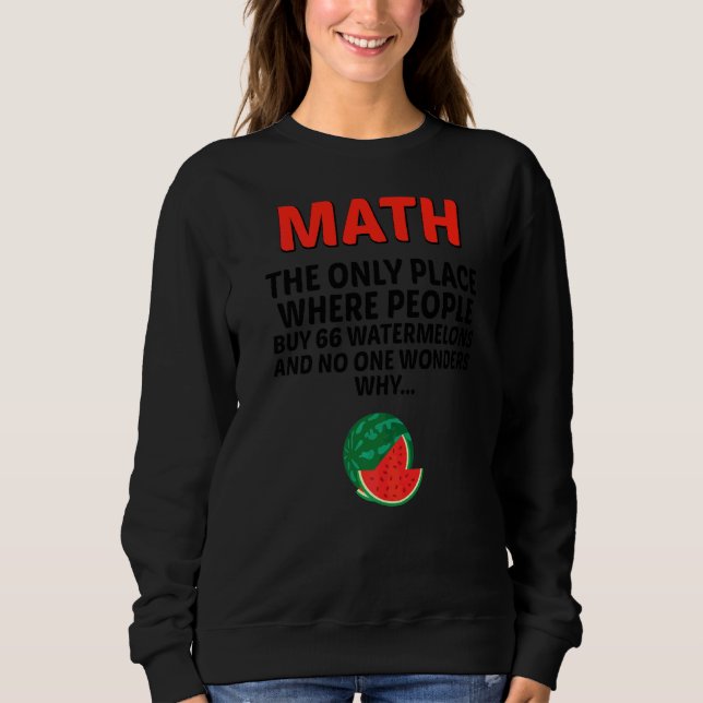 Math den enda Ställe där människor köper 66 vatten T Shirt (Framsida)