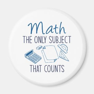 Math den enda Subjekt som räknas Magnet
