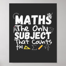 Math den enda Subjekt som räknas som T-Shirt Pedes