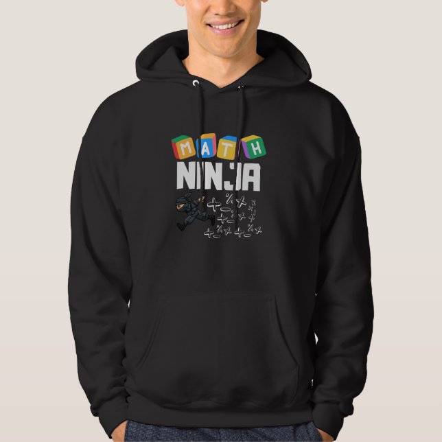 Math Design För manar Women Math Älskare Math Lära Hoodie (Framsida)