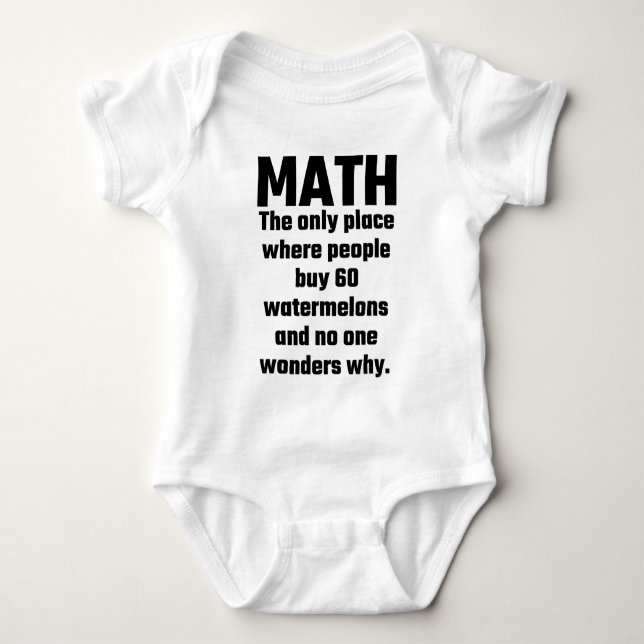 Math det enda stället var folk vattenmelon för köp tee (Framsida)