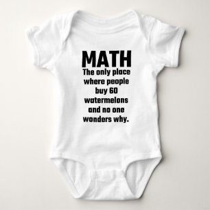 Math det enda stället var folk vattenmelon för köp tee shirt