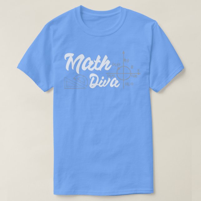 Math Diva Math-lärarlaget Lärarsvg-lärarlaget Lära T Shirt (Design framsida)