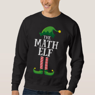 Math Elf Matching Familjejul Party Lång Ärmad Tröja