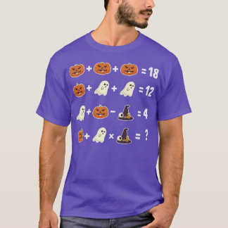 Math Equation Lazy Halloween Costume Funny Teacher T Shirt