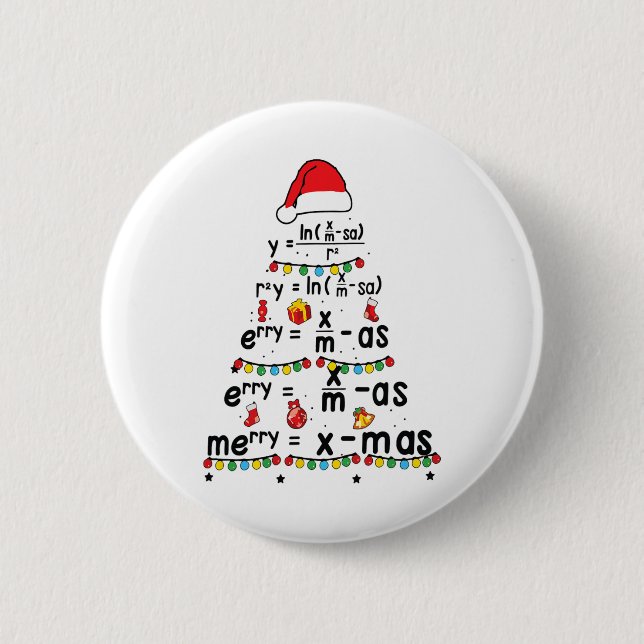 Math Equation Merry X-mas Funny Math Teacher Chris Knapp (Framsida)