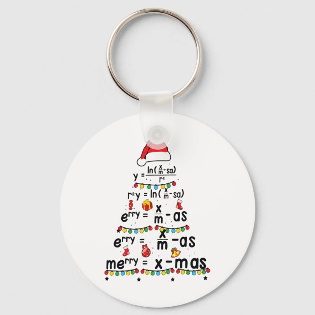 Math Equation Merry X-mas Funny Math Teacher Chris Nyckelring (Framsida)
