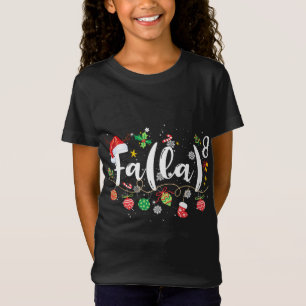 Math Fa La 8 Santa jul Pajamas Teacher Stude T Shirt
