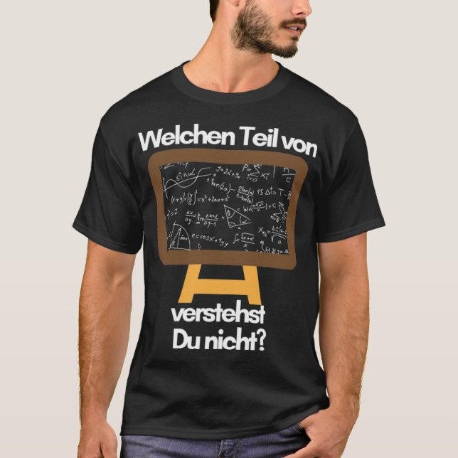 Math förklarade i skolhästar arabian t shirt (Framsida)