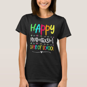Math Formel 100 dagar för skollärare Boy Girl T Shirt