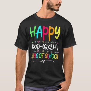 Math Formel 100 dagar för skollärare Boy Girl T Shirt