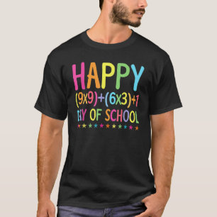 Math Formel 100 dagar för skollärare Boy Girl T Shirt