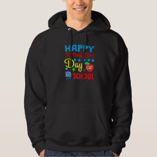 Math Formel Glad 100 dagar på skolan 100:e dagen L Hoodie