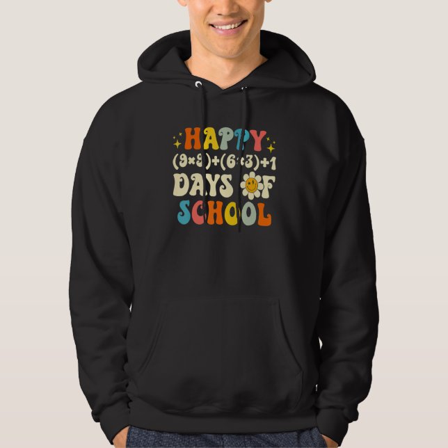 Math Formula 100 Days Of School Math Teacher 100th Hoodie (Framsida)