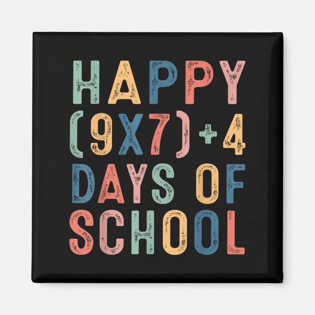Math Formula 67 Days Of School Funny Math Teacher  Magnet (Framsidan)
