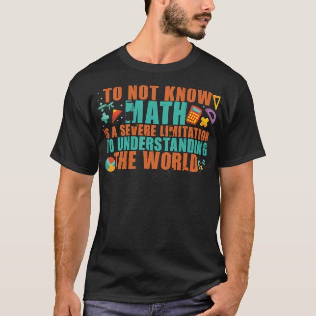 MATH Förstå världmatematiken med T Shirt (Framsida)