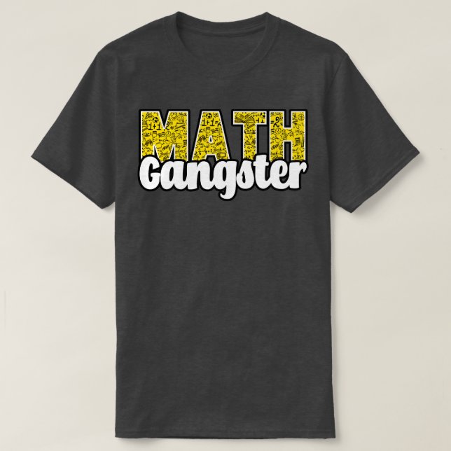 Math Gangster T Shirt (Design framsida)