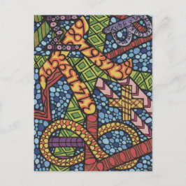 Math Geek Doodle Vykort