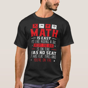 Math Geek Mathematician Algebra Numbers Equation S T Shirt