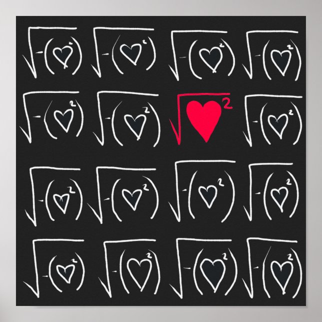 Math geek romantik: hitta äkta kärlek poster (Framsidan)