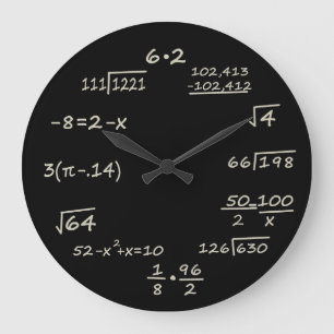 Math Geek Stor Klocka