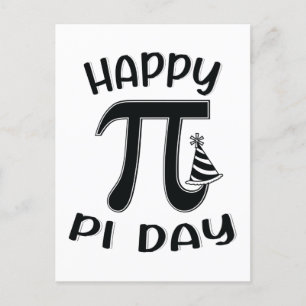 Math Geek-symbol för lycklig Pi-dagen Helg Vykort