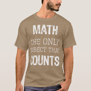 Math Geek Teacher Lechts högsta Roligt endast Subj T Shirt