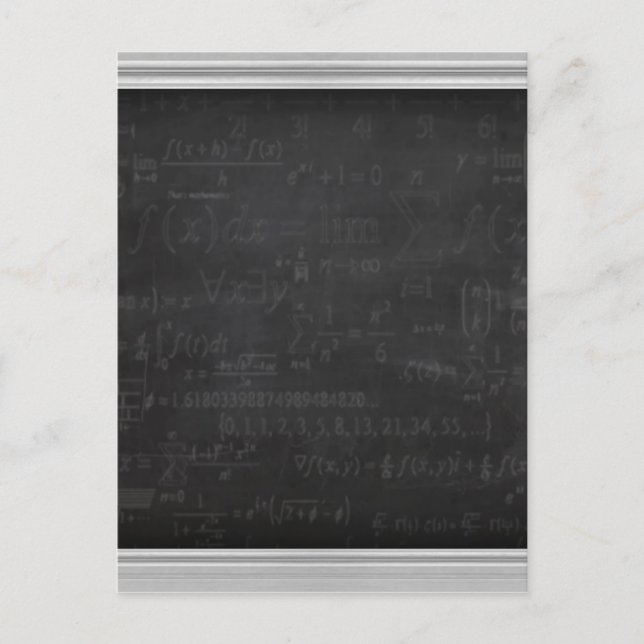 Math Geek Vykort (Framsida)