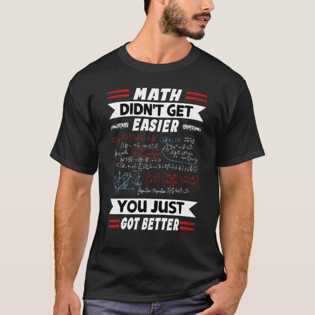 Math Geeks Pi Day Math fick inte lätt Fantastisk N T Shirt (Framsida)