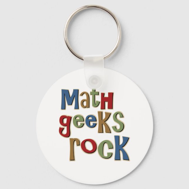 Math Geeks Sten Nyckelring (Framsida)
