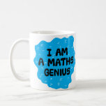 Math Genius Mathematics Algebra Teacher Kaffemugg<br><div class="desc">Endast för dem som känner till sin tid i bord, som kan förstå algebra och som kan hitta sin väg runt en triangel. Om du kan göra det här och mer kanske du vill ha en Math Genius mugg. Om ni är britter kanske ni vill ha ett Math-geniet mugg, inte...</div>