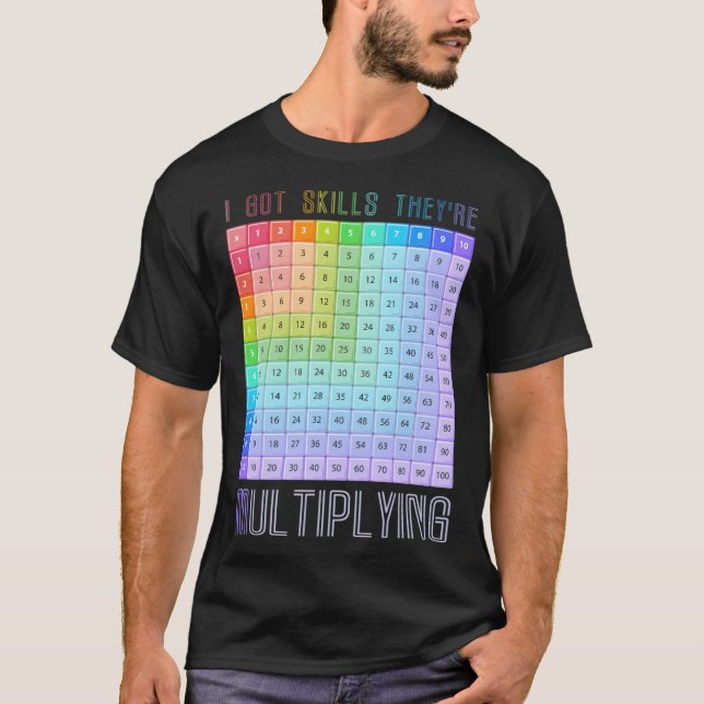 Math Gifts för ett Math fläkt-djur T Shirt (Framsida)