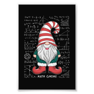 Math Gnome Family Matching Group jul Party Fototryck
