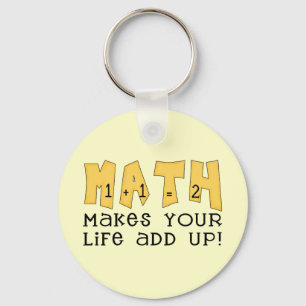 Math gör ditt liv att tillfoga upp Tshirts och Nyckelring