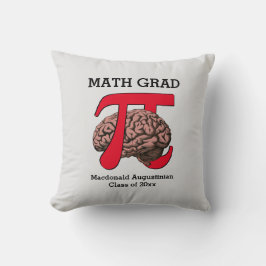 MATH GRAD Pi Brain Studenten Kudde
