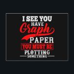 Math Grafpapper plottrar något Pun Lärare Vykort<br><div class="desc">Math Grafpapper plottrar något Pun Lärare</div>