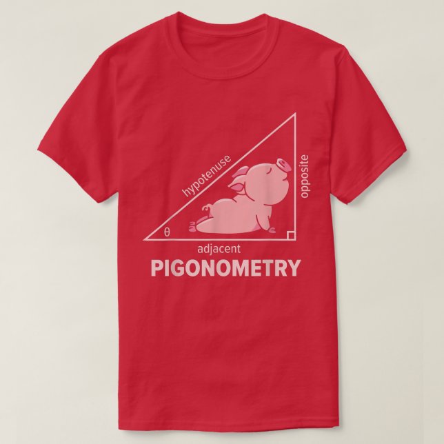 Math Gris Algebra Pigonometry Hypotenuse Matema T Shirt (Design framsida)