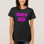 Math Gud Ironic Gag for mathematics Idiots eller A T Shirt<br><div class="desc">Math Gud Ironic Gag for mathematics Idiots or Actual Geeks Premium.</div>