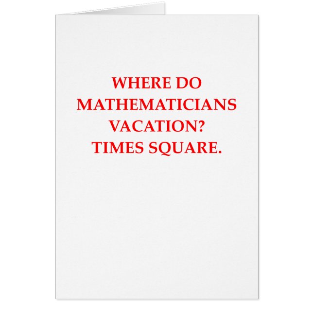 MATH HÄLSNINGSKORT (Framsidan)