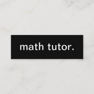 Math handleder visitkorten mini visitkort